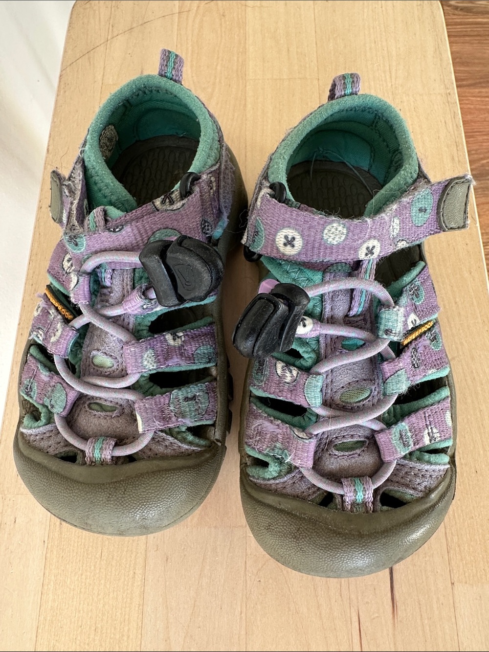 Keen Kids Purple and Teal Closed-Toe Sandals